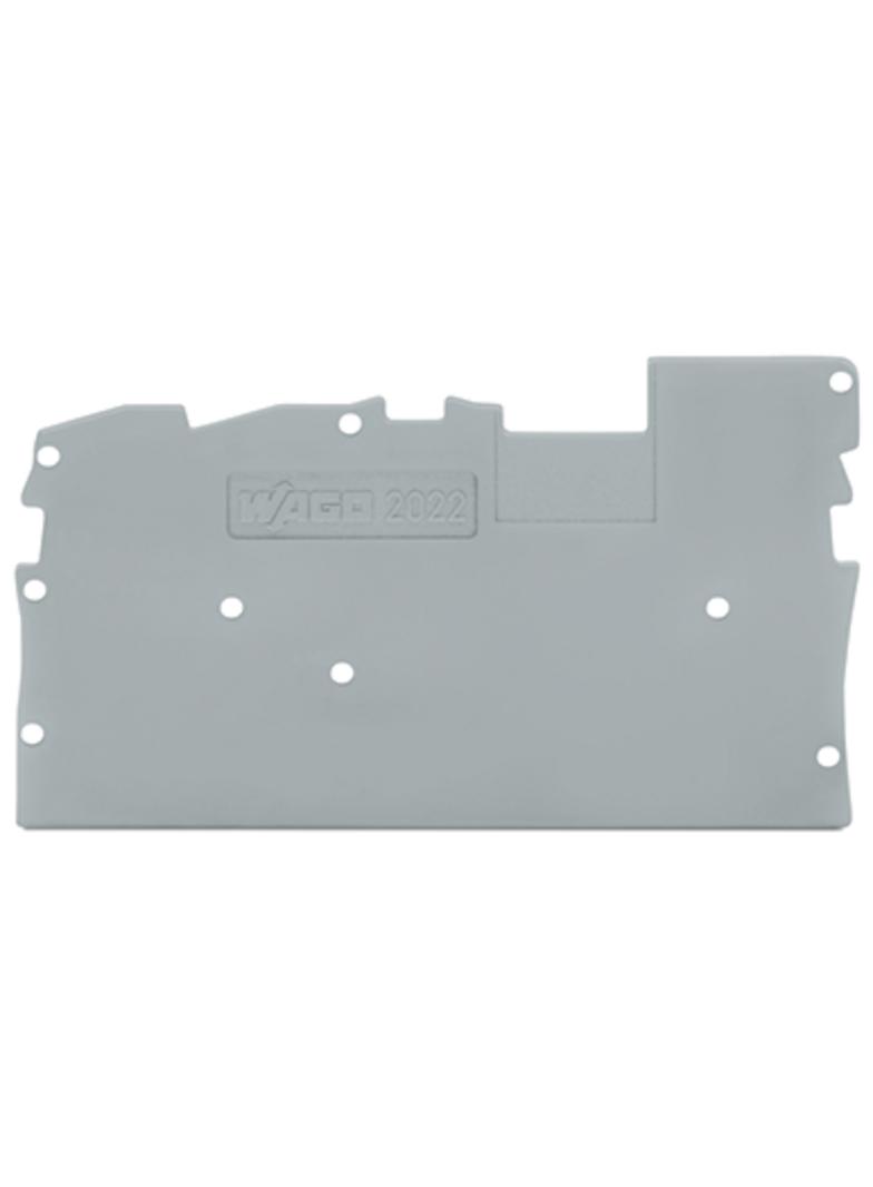 ścianka końcowa szara