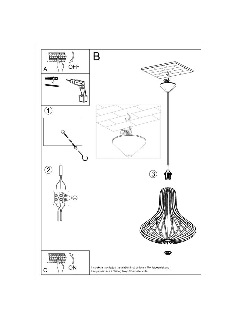 Sollux Lampa wisząca ELZA SL.0641
