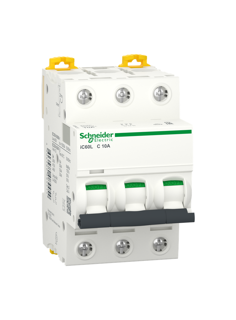 Wyłącznik nadprądowy Acti9 iC60L-C10-3 C 10A 3-biegunowy