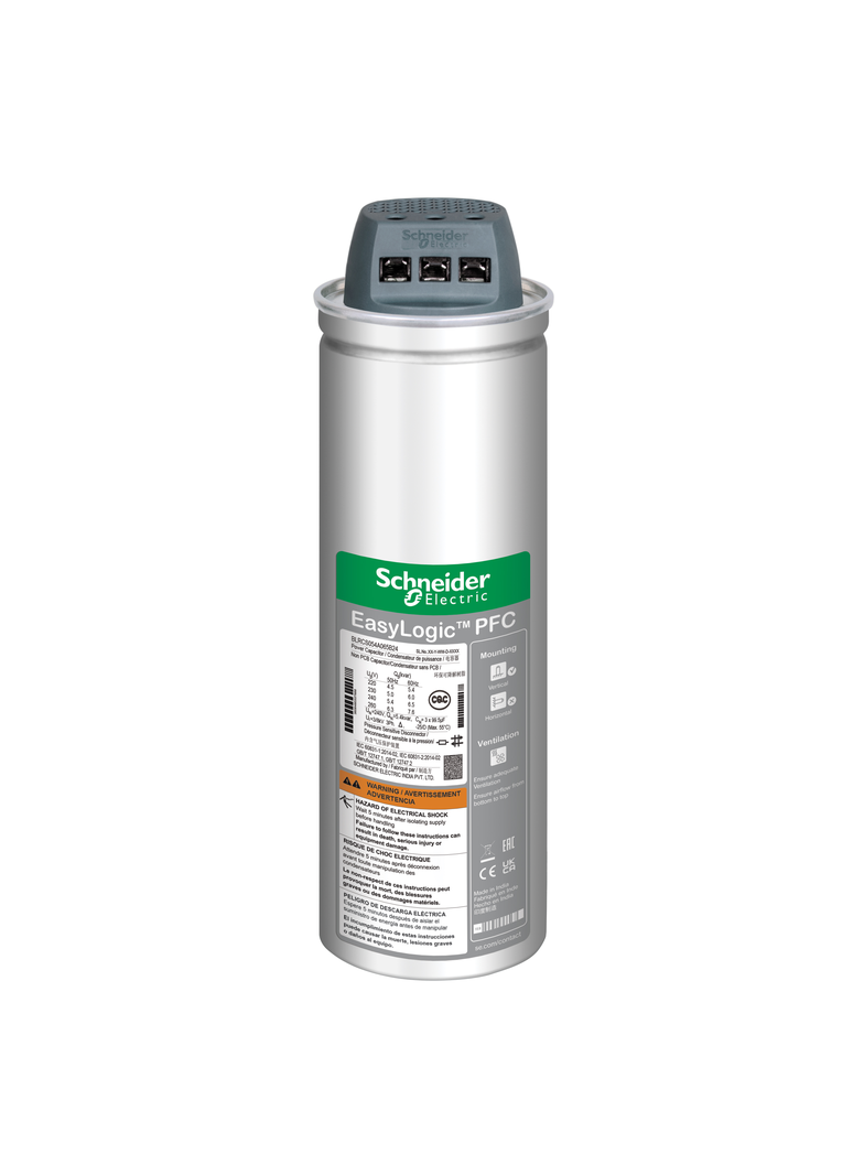 EasyCan kondensator - 15/18 kvar - 440 V - 50/60Hz BLRCS150A180B44 Schneider