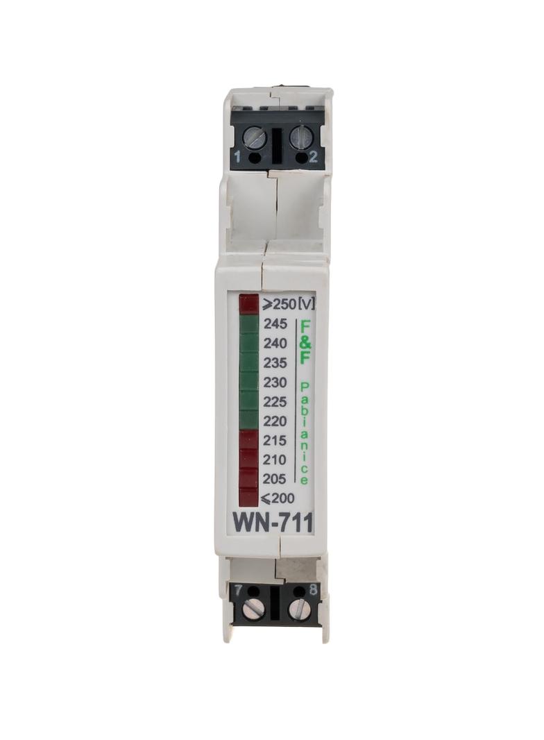 Wskaźnik napięcia jednofazowy 230V AC WN-711 F&F