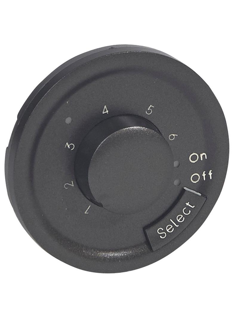 CELIANE - Plakietka termostatu do ogrzewania podłogowego grafitowa, Legrand