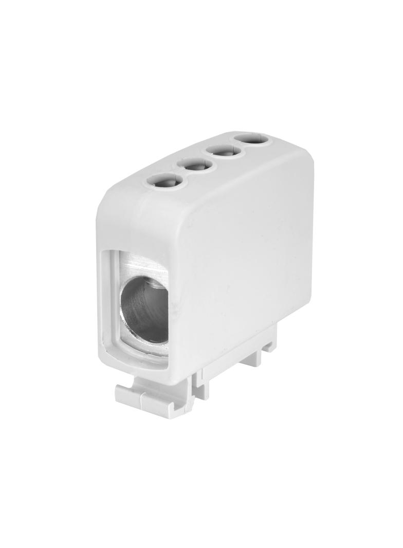 ZGG1x95s ,  Złączka sz. gwint. AL/CU, 1 x 95 mm2, TS 35/ 1 tor, szary