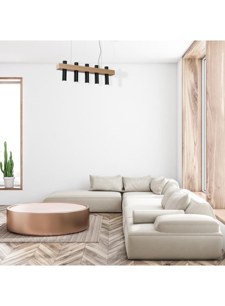 lampa wisząca West Black 5xGU10 MLP5511 Milagro