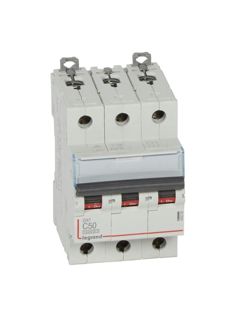 Wyłącznik Nadprądowy S 313 3P C50A 10000A DX3 409259 LEGRAND