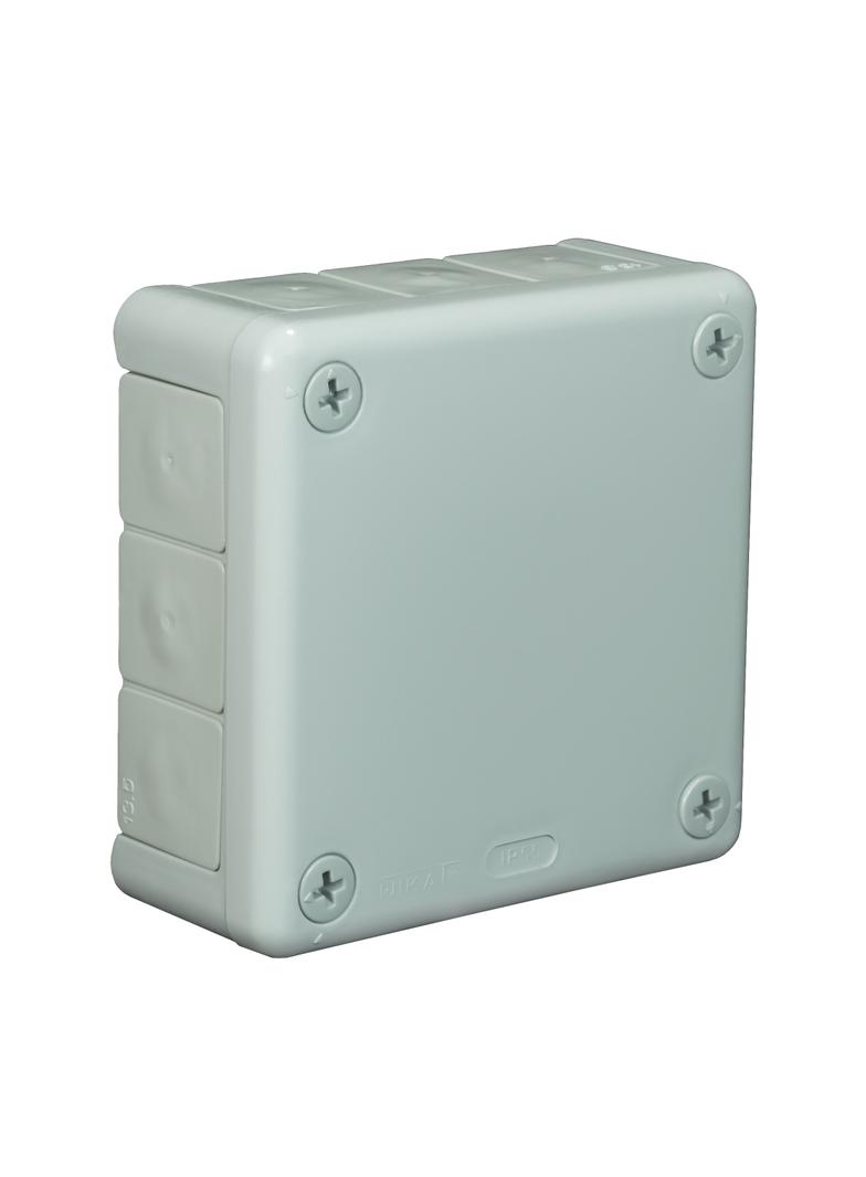 VP-41 Puszka n/t 98x98x42mm IP55 12-wl dł.gum. popiel VP 041-03 61.139 OPATÓWEK