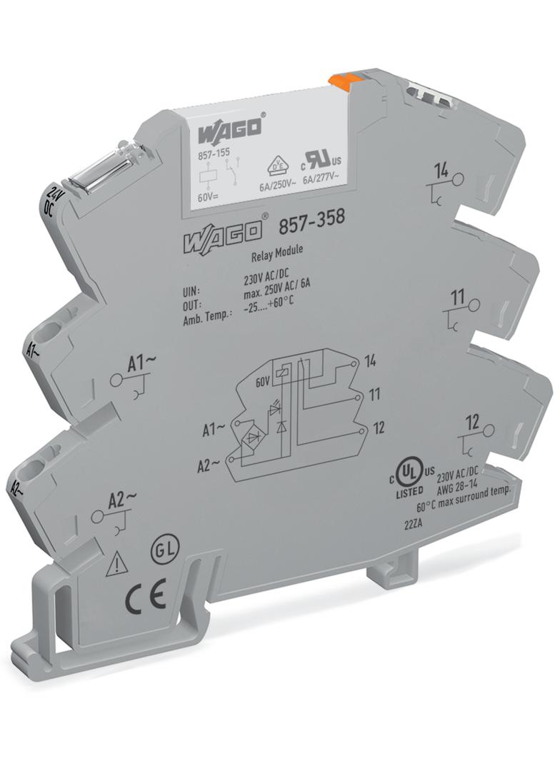 JUMPFLEX podstawka z przekaźnikiem 230V AC/DC 1p WAGO