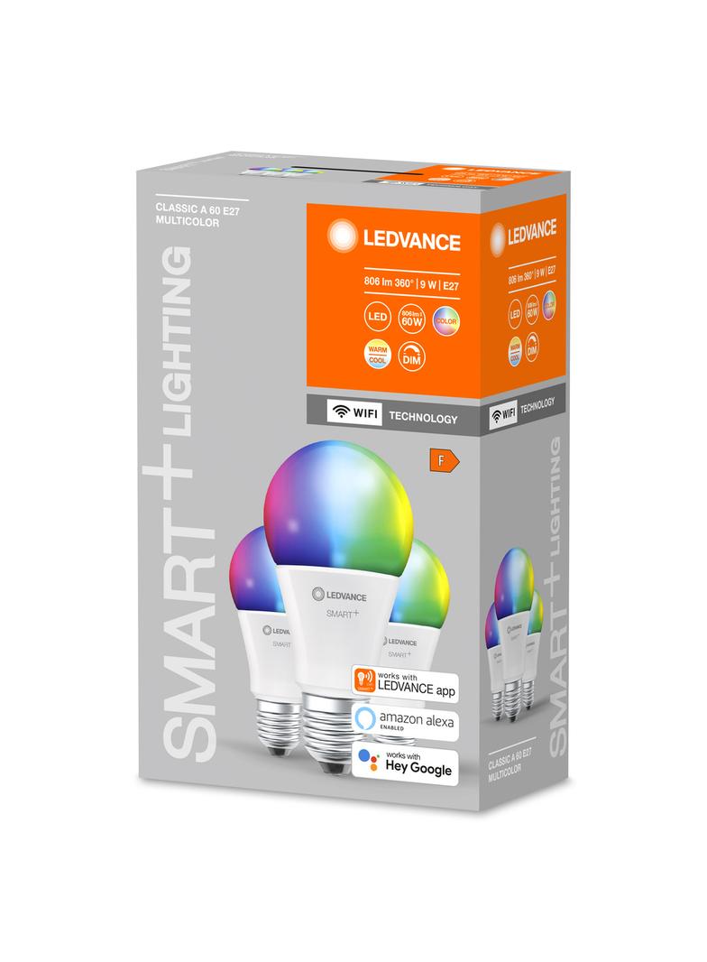 Lampa LED SMART+ WiFi Classic A60 RGBW E27 FR 3pack