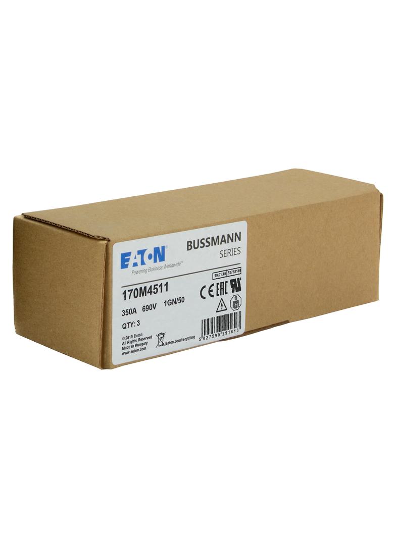 FUSE 350A 690V 1GN/50 AR UC Wkładka szybka 350A AC 690V rozmiar 1 53x69x51 mm aR IEC UL w 170M4511 E