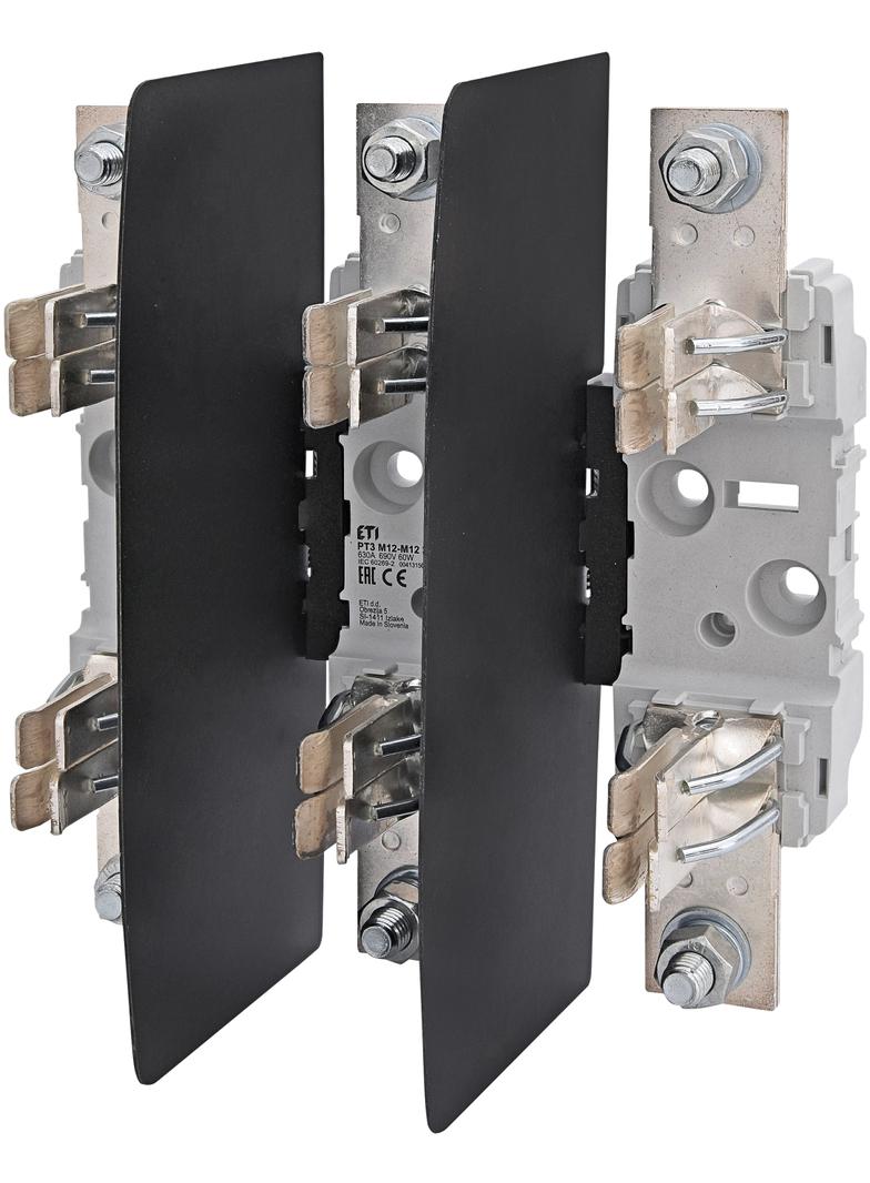 PT 3 M12-M12 3p - Podstawa bezpiecznikowa