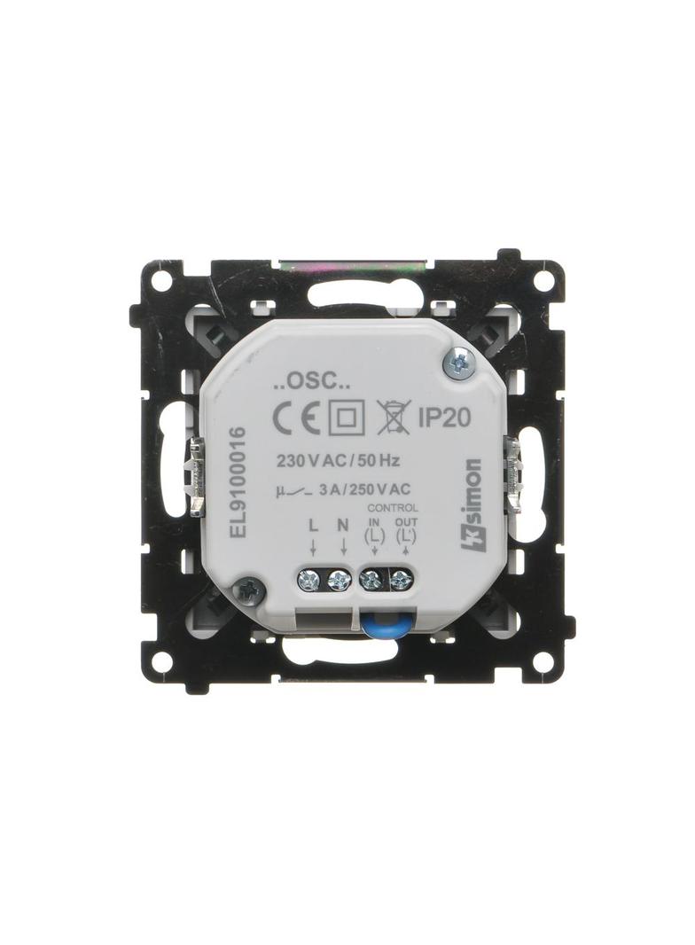 Simon 55 Oprawa oświetleniowa LED 230V z czujnikiem ruchu (1,4 W) Barwa zimna biała 5900K Jasnoszary