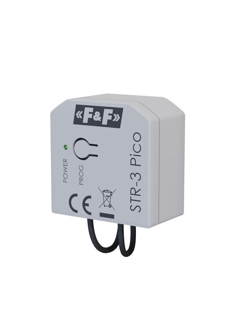Miniaturowy sterownik rolet do napędów 230 V AC STR-3-Pico F&F