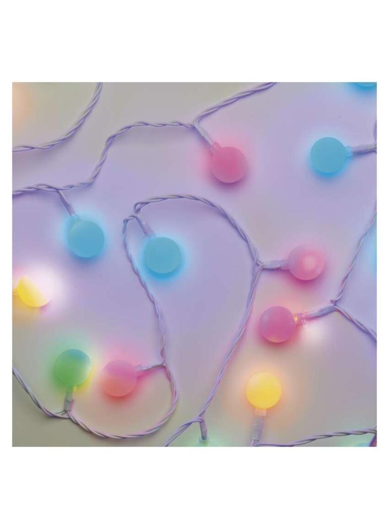 Lampki świąteczne kulki 40 LED 4m IP44 multikolor IP44 timer D5AM01 EMOS