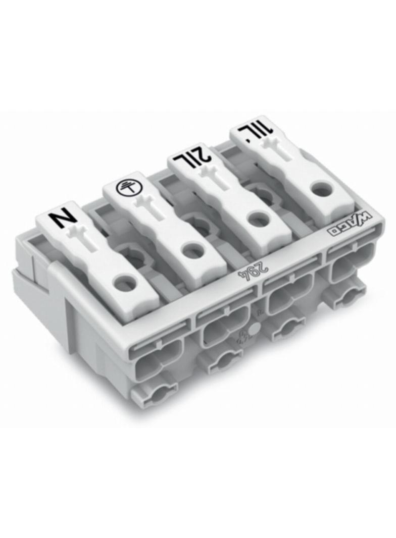 złączka zasilająca 4-biegunowa bez stopek bez styku PE