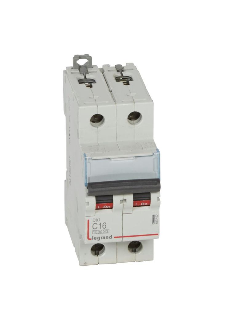 WYŁĄCZNIK NADPRĄDOWY S 312 2P C 16A 10000A SERII DX3, Legrand