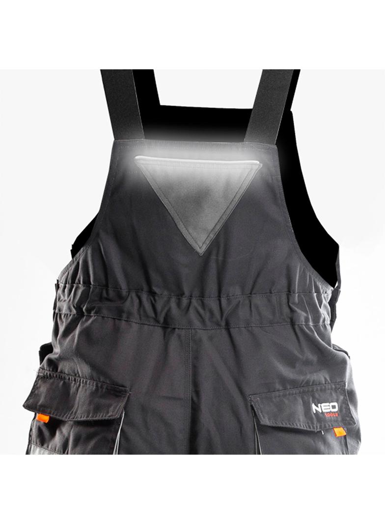 Spodnie robocze na szelkach, rozmiar S/48