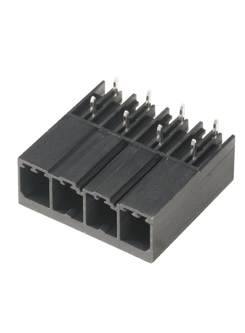 SV 7.62HP/04/270G 3.5SN BK BX Wtyki PCB (złącza płyty), 7.62 mm, Liczba biegunów: 4, kąt odejścia: 270° /60szt./ 1931280000 WEIDMÜLLER