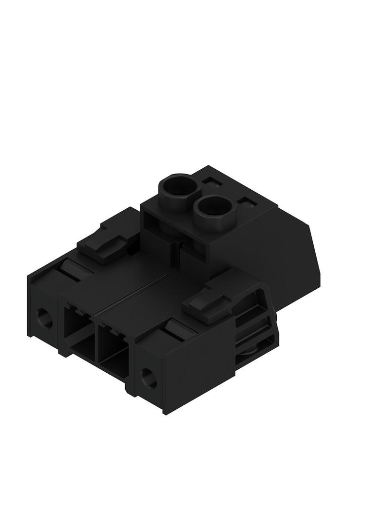 SVZ 7.62HP/02/180SF SN BK BX Wtyk PCB (złącze wiązki), 7.62 mm, Liczba biegunów: 2, Przyłącze z jarzmem /100szt./ 1931960000 WEIDMÜLLER