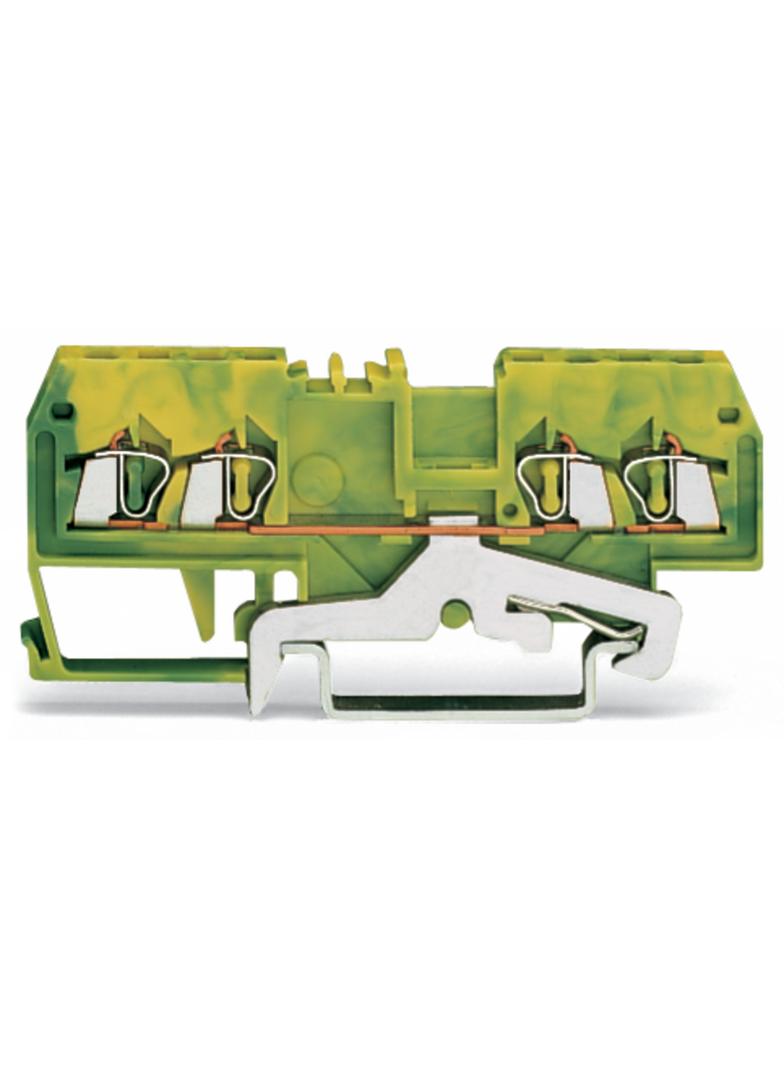 Złączka 4‑przewodowa 1,5mm2 żółto‑zielona 279‑837 /100szt./ WAGO
