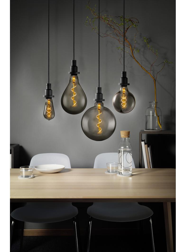 Lampa LED Vintage 1906 CL GLOBE125 Filament szkło przezroczyste SMOKE 15 non-dim 5W 818 E27