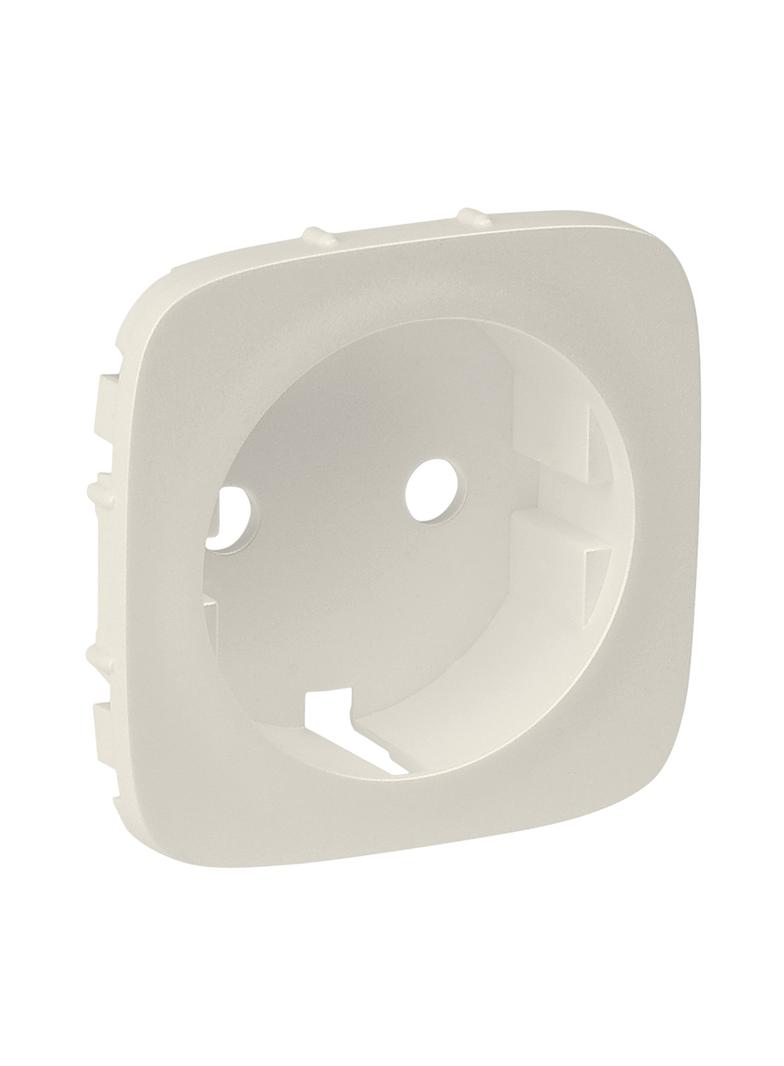 VALENA ALLURE - PLAKIETKA KREMOWA GNIAZDA POJEDYNCZEGO SCHUKO 2P+Z, Legrand