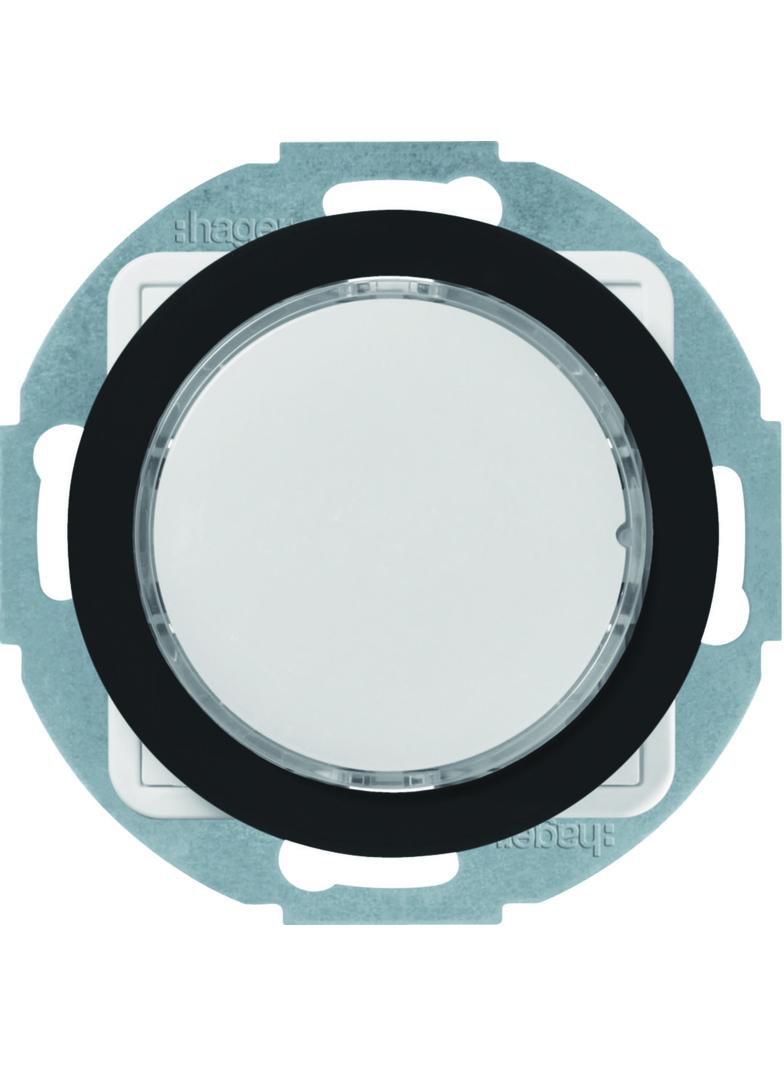 R.x Sygnalizator świetlny LED podświetlenie RGB czarny połysk Berker 29512045 WLF6652BG HAGER