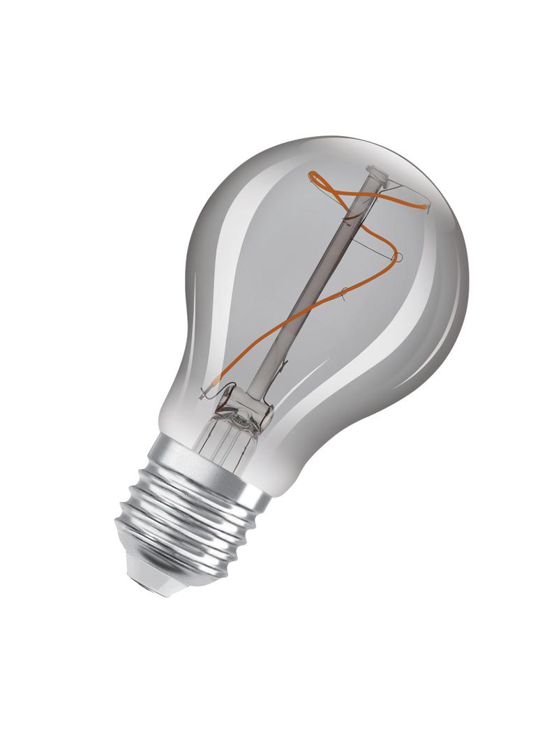 Lampa LED Vintage 1906 LED CL A Filament szkło przezroczyste SMOKE non-dim 3,4W/818 E27