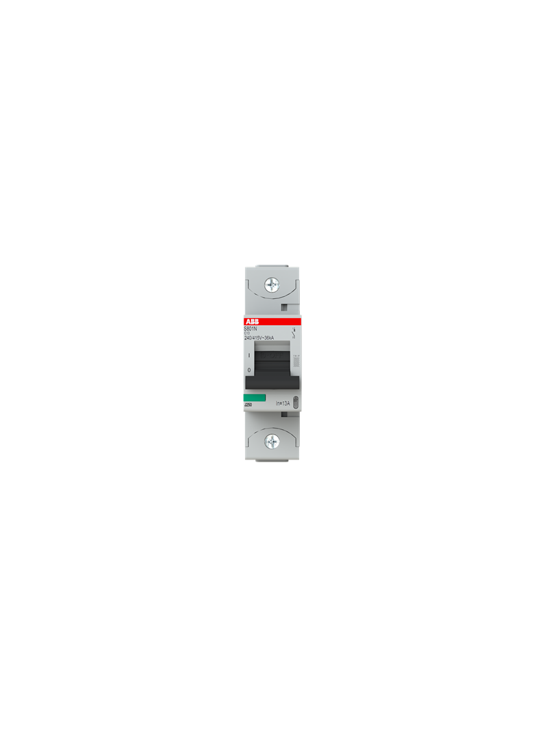 S801N-C13 Wyłącznik nadprądowy 36kA 1P C13A 2CCS891001R0134 ABB