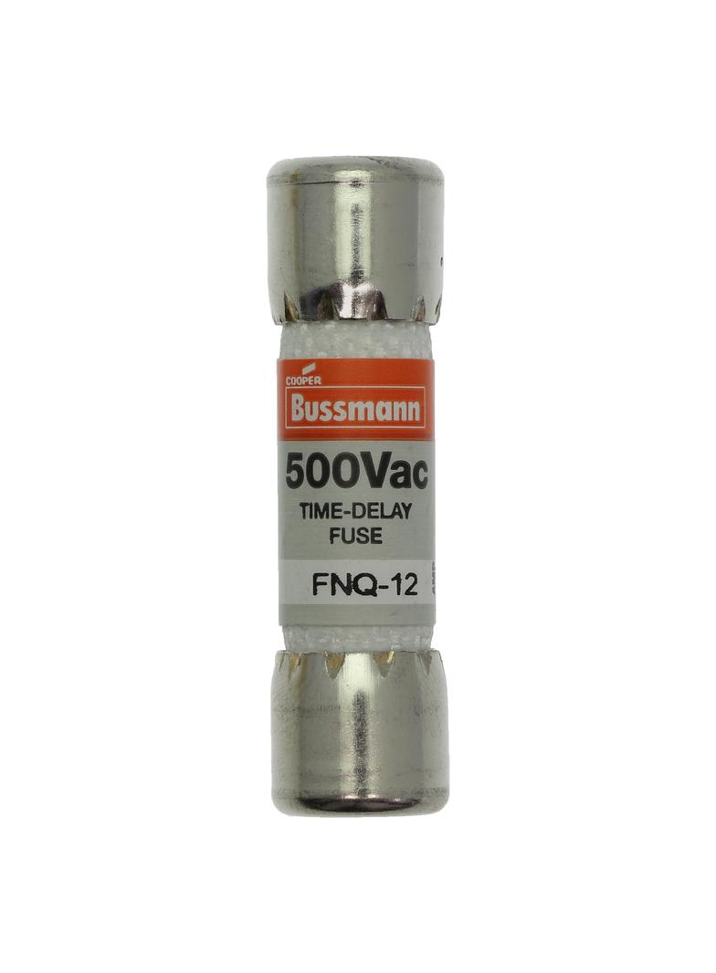 BUSS MIDGET FUSE 12A 600VAC zwłoczna 10,3 x 38,1mm FNQ-12 EATON