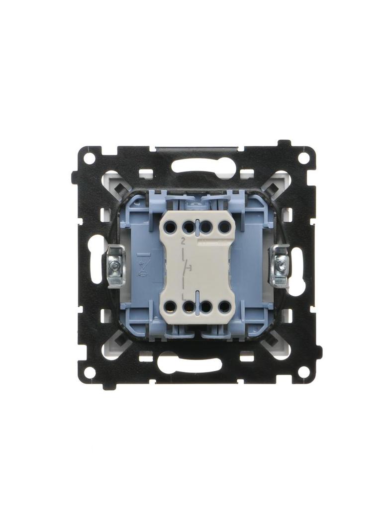 Simon 55 Przycisk zwierny /światło/ szybkozłączka Biały mat