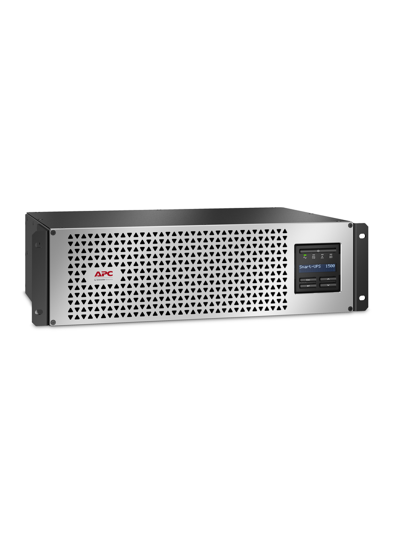 APC Smart-UPS, 1500 VA, Rackmount 3U, 230 V, 6 gniazd IEC C13, port SmartConnect+SmartSlot, krótka g