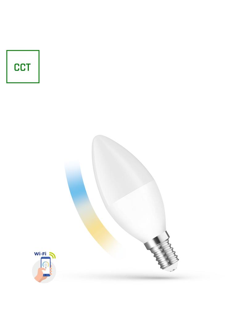 LED ŚWIECOWA 5W E-14 230V CCT+DIM Wi-Fi SpectrumSMART