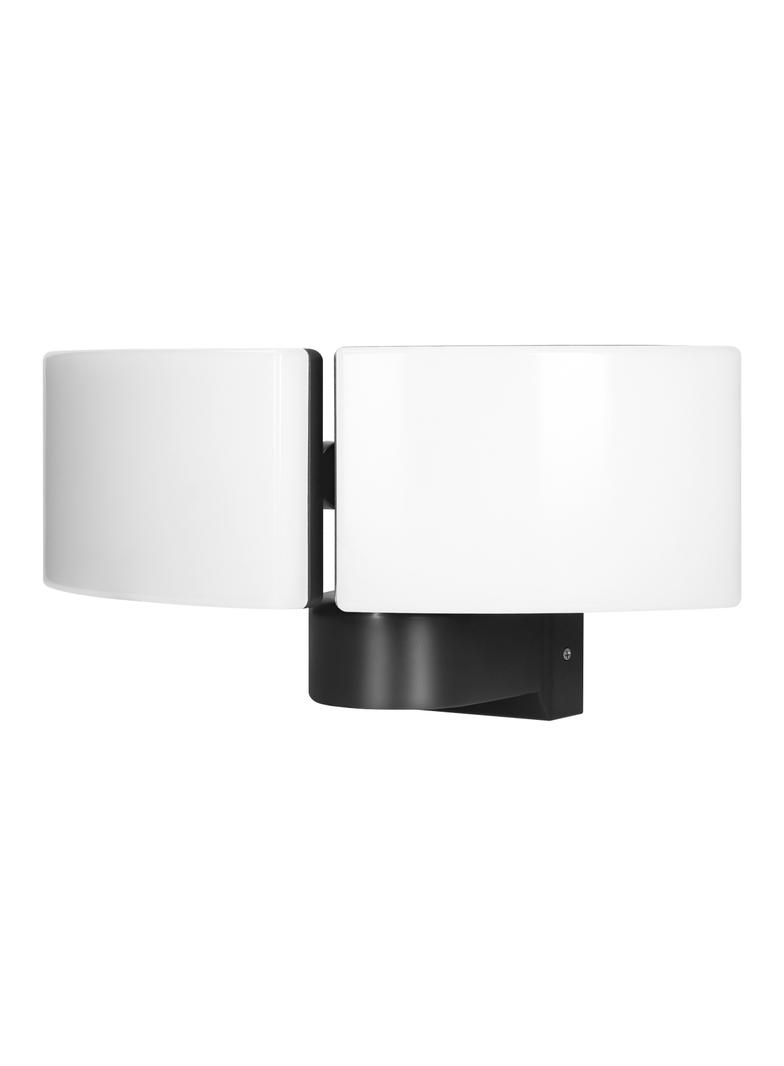 TOS DUO LED 2x20W podwójny naświetlacz ogrodowy, 2x1600lm, IP65, 4000K, PC, czarny