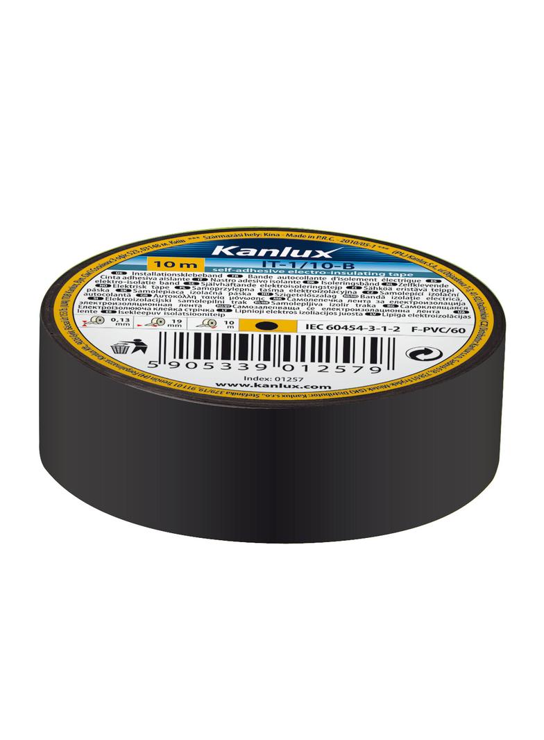 Taśma samoprzylepna elektroizolacyjna IT-1/10-B /10szt./ 1257 KANLUX