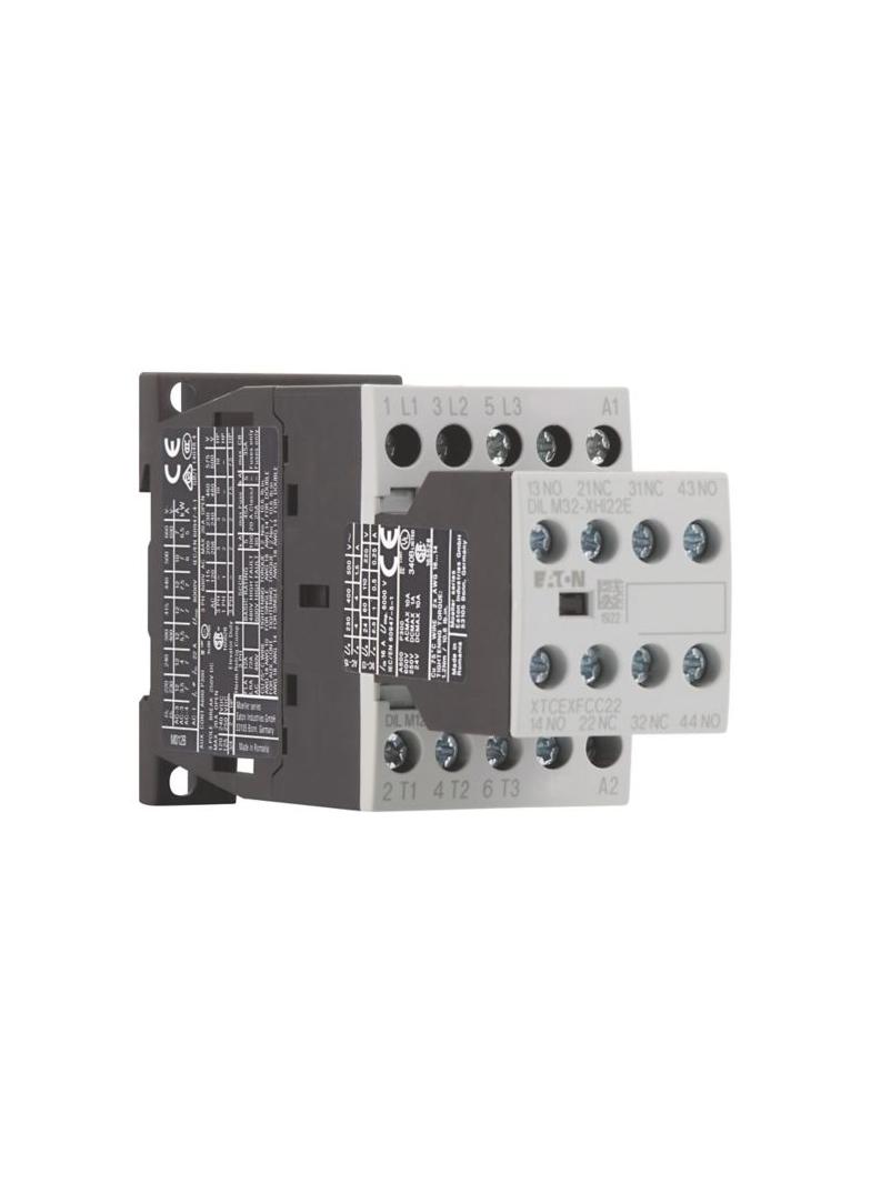 Stycznik mocy 12A 3P 230V AC 2Z 2R DILM12-22(230V50HZ,240V60HZ) 106362 EATON