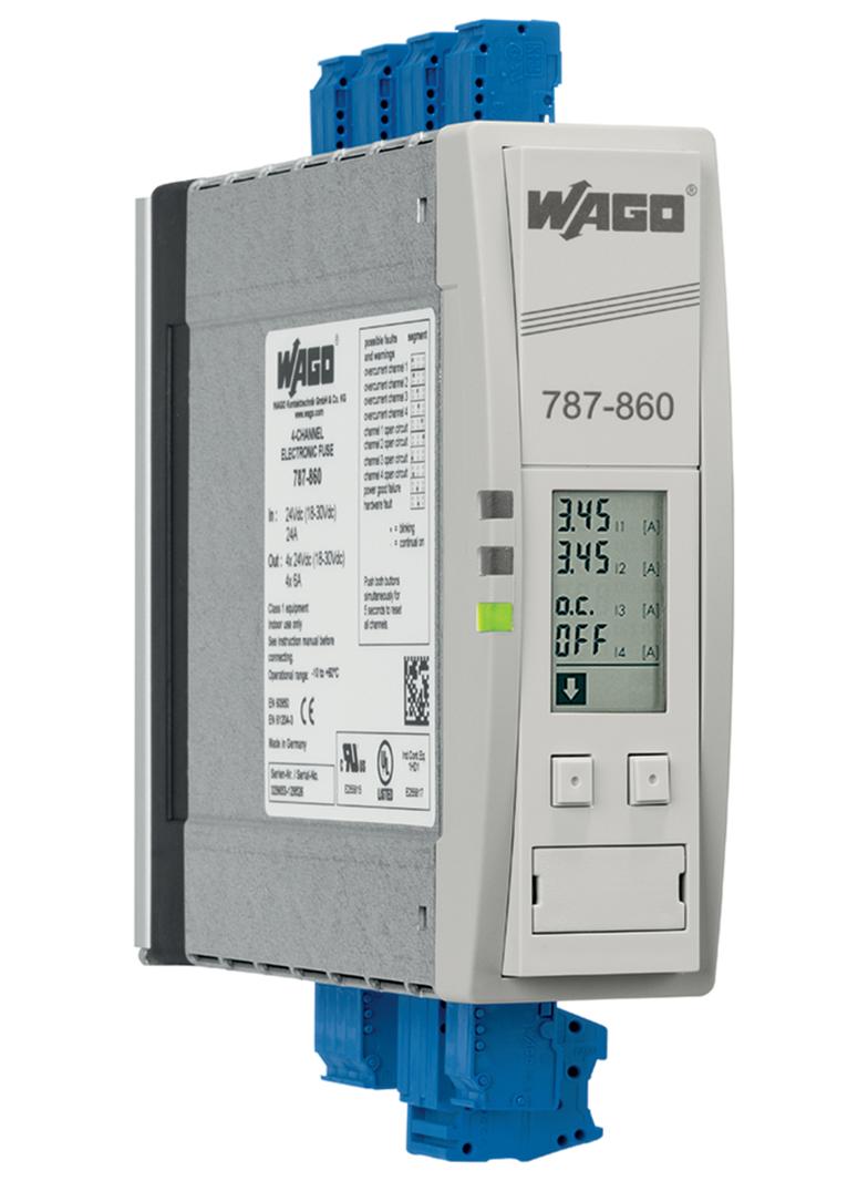 EPSITRON el. wyłącznik nadprądowy 24V DC 4 x 6A WAGO
