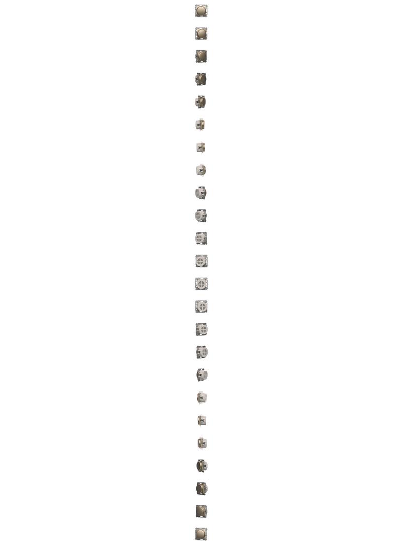 Simon 54 Ściemniacz obrotowy do LED ściemnialnych 230 V 2–250 W złoty mat. Maksymalna ilość zródeł LED - 10 szt. DS9L.01/44 KONTAKT