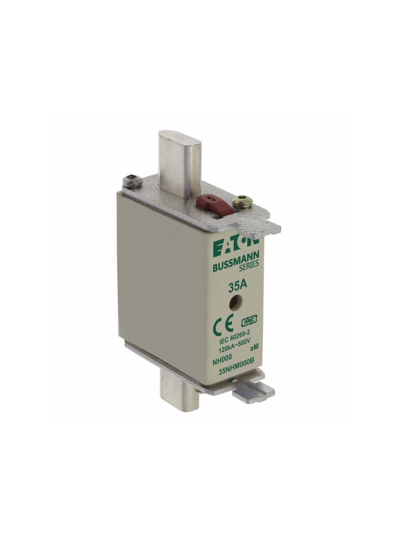 dNH FUSE 35AMP 500V aM SIZE 000 DUAL IND Wkładka NH000 35A 500V AM podwójny wskaźnik 35NHM000B EATON