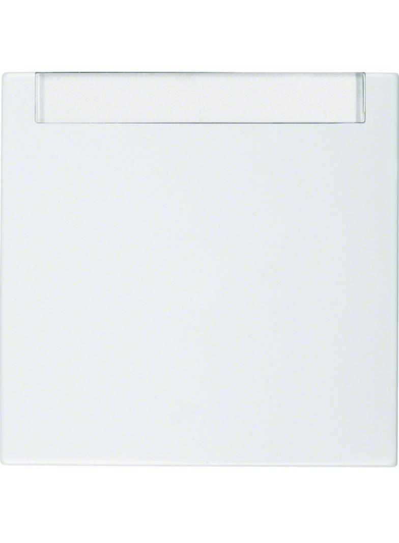 BERKER B.Kwadrat Klawisz pole opisowe do łączników 1-klawiszowych biały 5316268999 HAGER