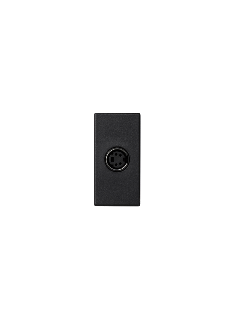 Simon Connect Płytka K45/2 gniazda S-Video 225x45mm+wkład z. śrub. aluminiu