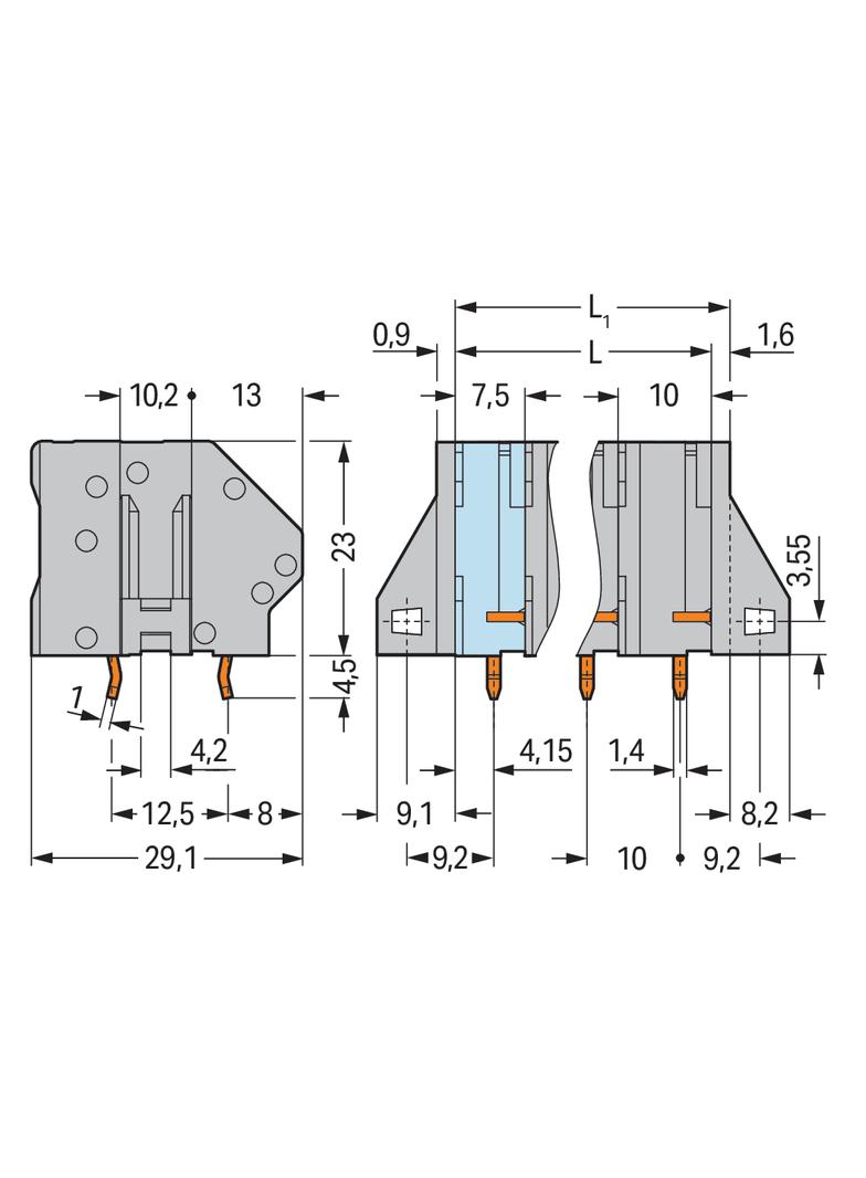 złączka do płytek drukowanych