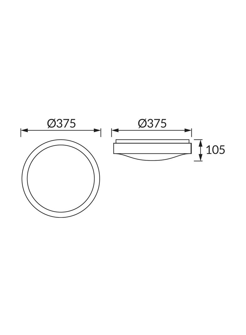 Plafoniera SMD LED ALEX LED C 24W 4000K 03564 IDEUS