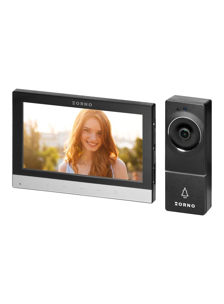 ALERTO, zestaw wideodomofonowy, bezsłuchawkowy, panel dotykowy 7" LCD, z gniazdem na kartę pamięci