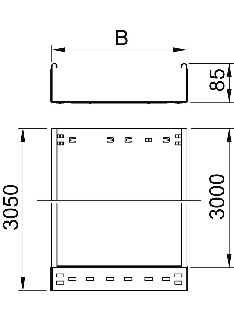 MKSMU 830 FT, Korytko kablowe MKSMU