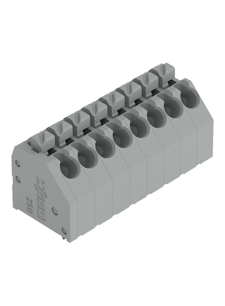 listwa zaciskowa do pł. drukowanych 8-bieg. szara raster 3,5 mm /40szt./ WAGO