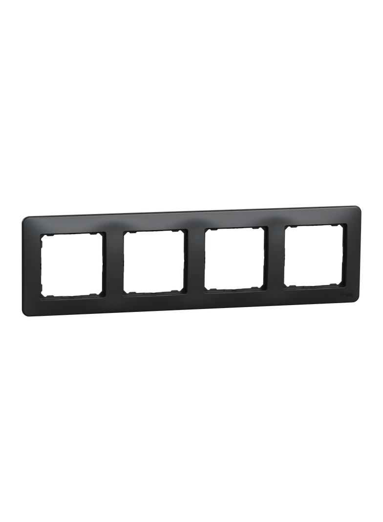 Sedna Design, ramka 4-krotna, czarny antracyt