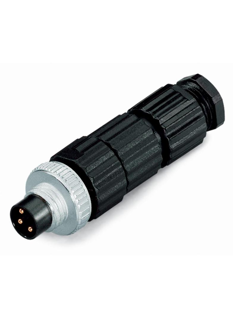 wtyczka prosta M8 3-biegunowa