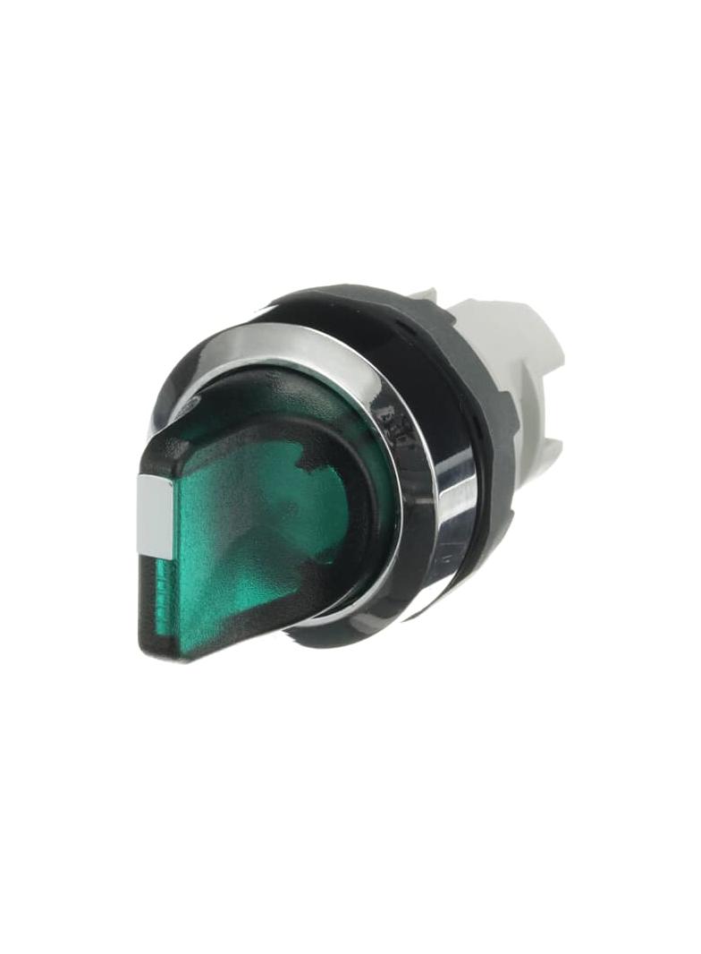 Przełącznik obrotowy 2poz. zielony M2SS1-31G