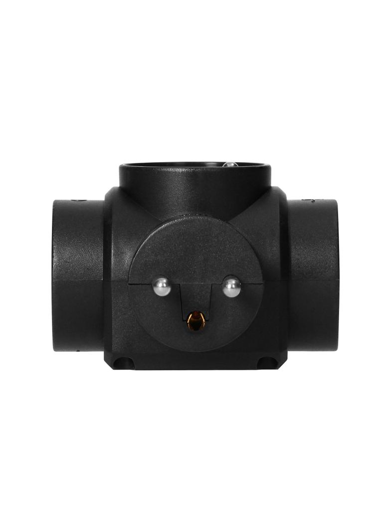 Rozgałęźnik 3x2P+Z czarny OR-AE-13184/B ORNO