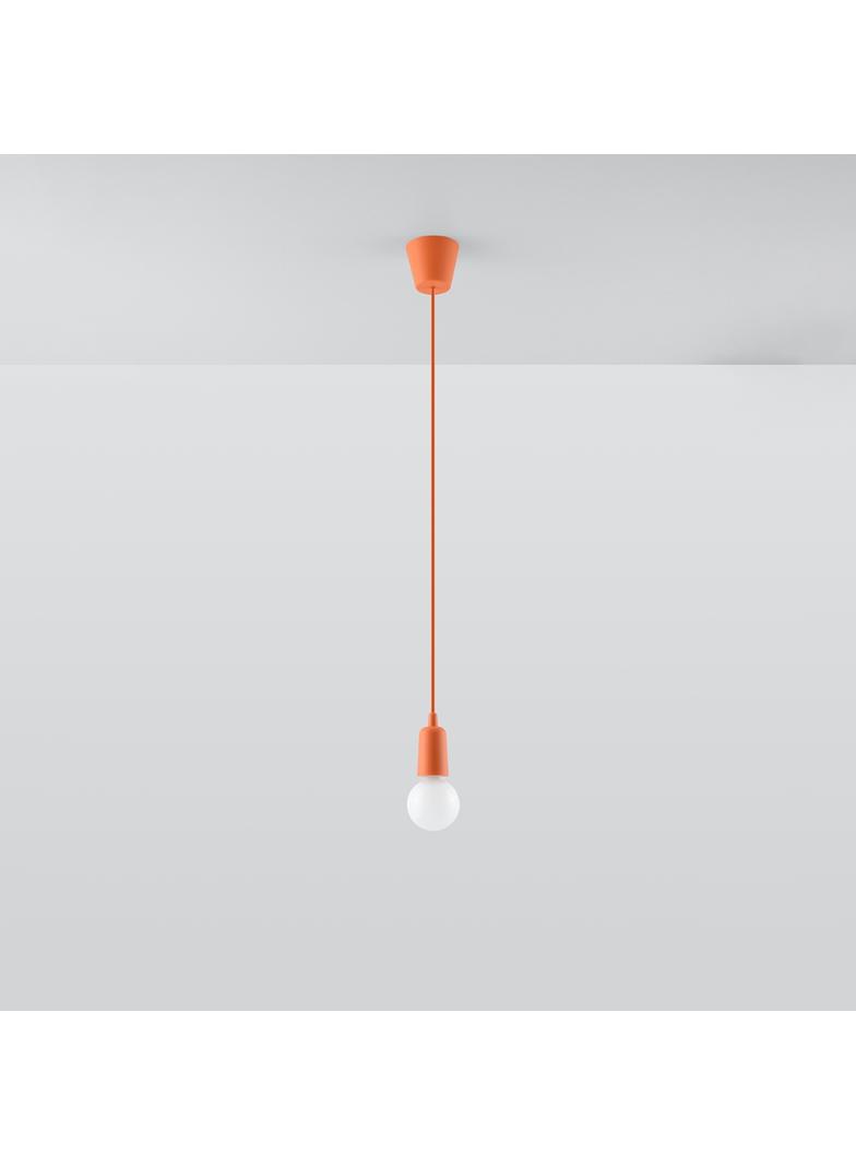 Sollux Lampa wisząca DIEGO 1 pomarańczowy SL.0584